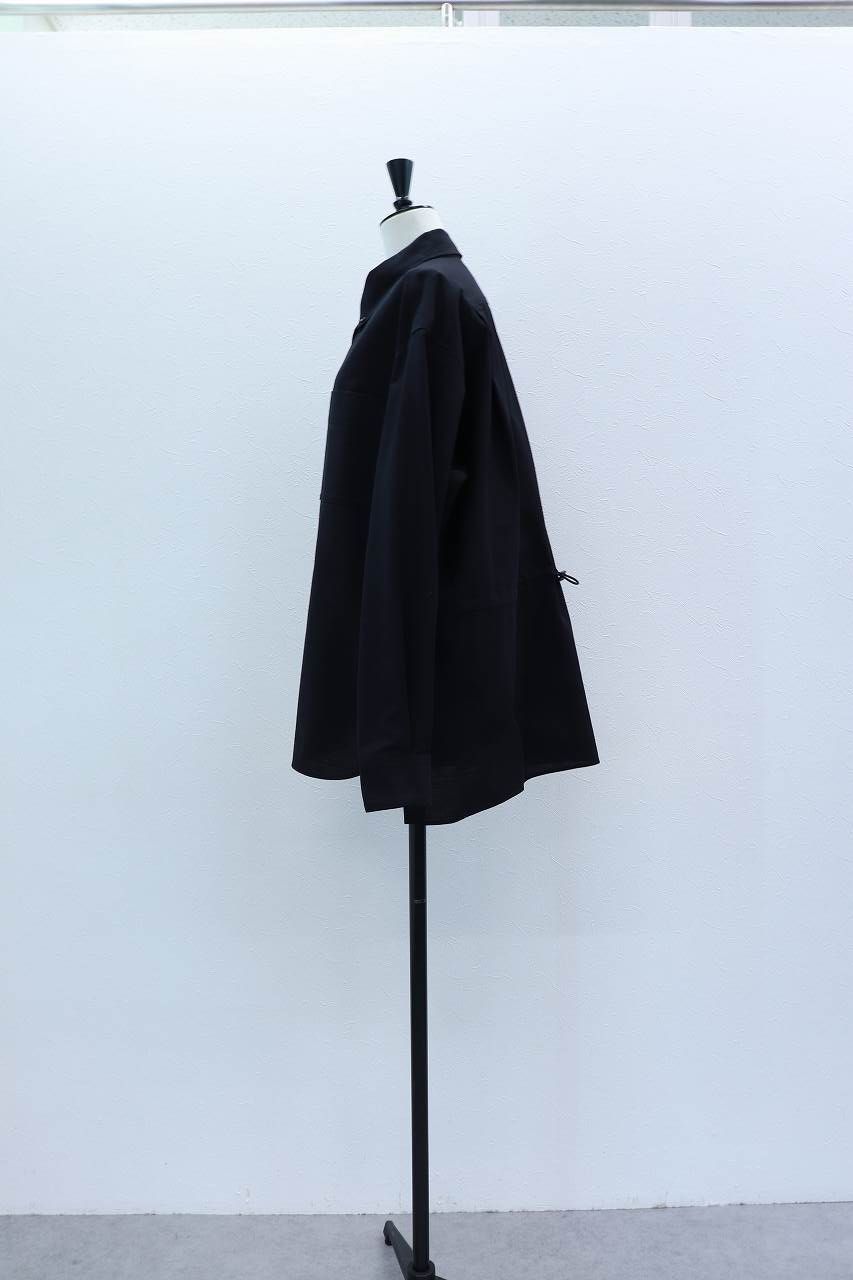 2WAY オックスフォードシャツ (ブラック) 2Way Oxford Shirt (Black) / 26AW *