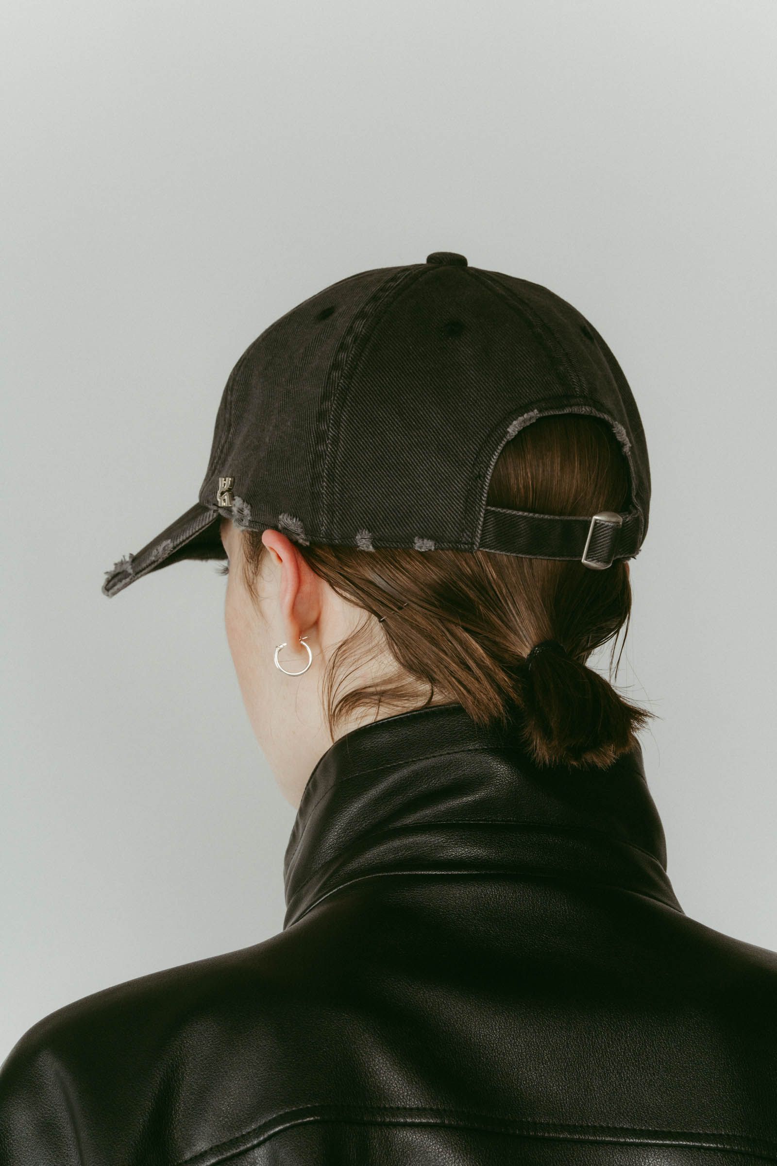 k motif damage cap / Kモチーフ ダメージキャップ (ブラック) / 25AW