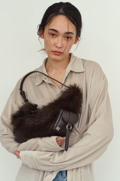 ファーバッグ (ダークブラウン) fur bag (Darkbrown) / 26AW