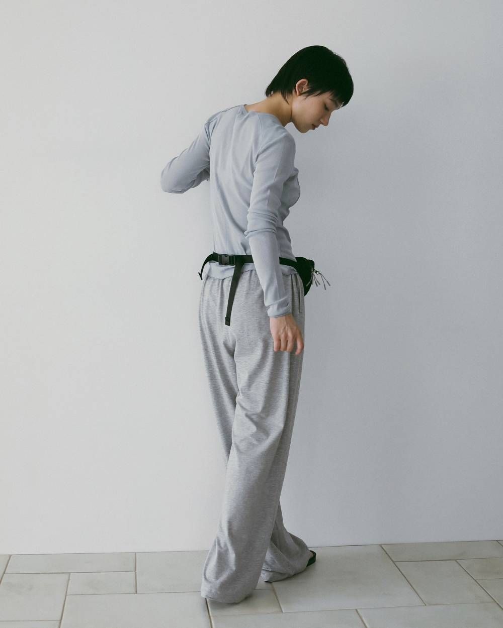 カットラフパンツ (グレー) Cut Rough Pants (Gray) / 26SS