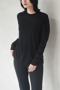 SHEF PUFF SLEEVE T-SHIRT / パフスリーブTシャツ (ブラック)