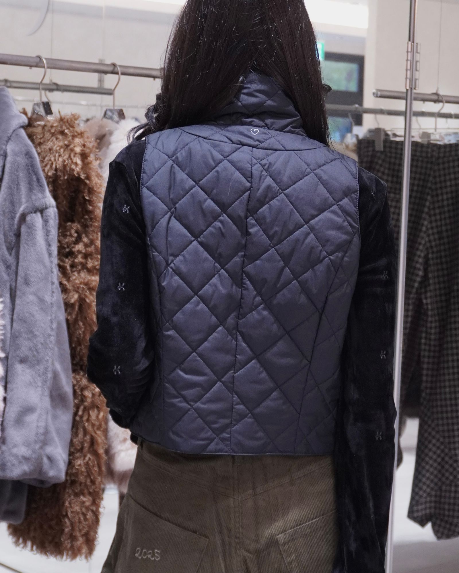【BF割引対象12/2まで】【25AW】Puffer Vest / パファーベスト (ブラック)