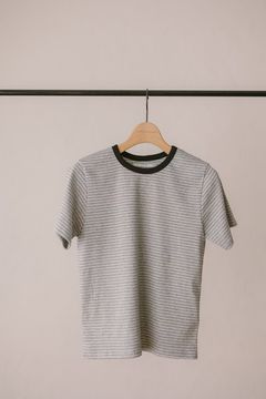 コンフォートスリムボーダーTシャツ (グレー) Slim Border T-shirt (Gray) /  26SS