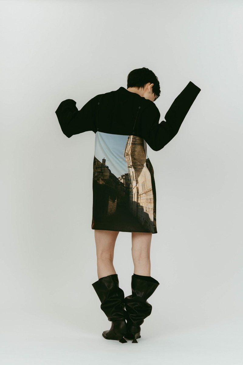 scenery print mini one piece (croatia) / 風景プリントミニワンピース (クロアチア) / 26SS