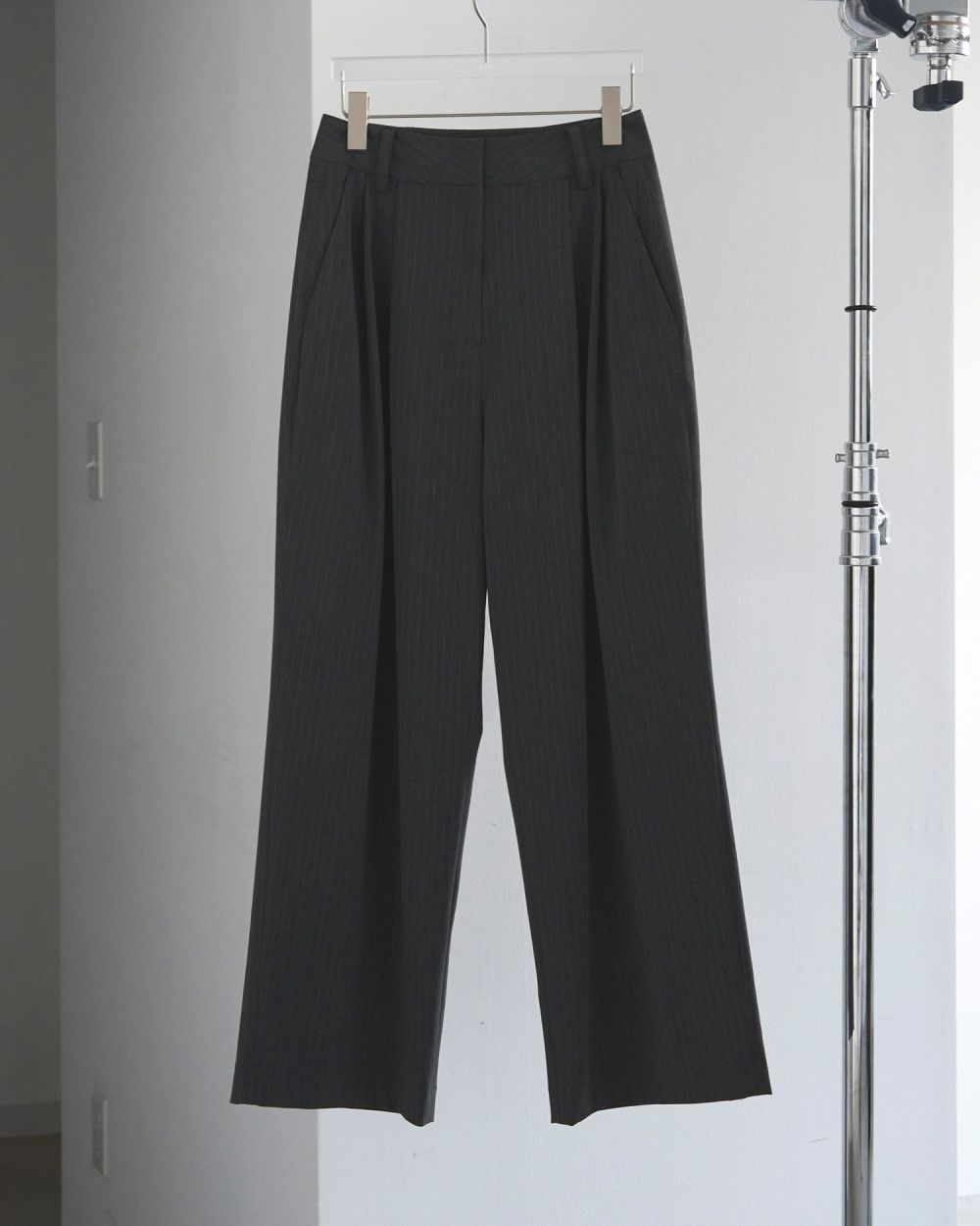 Heather Stretch Pants / ヘザー ストレッチパンツ (グレー)