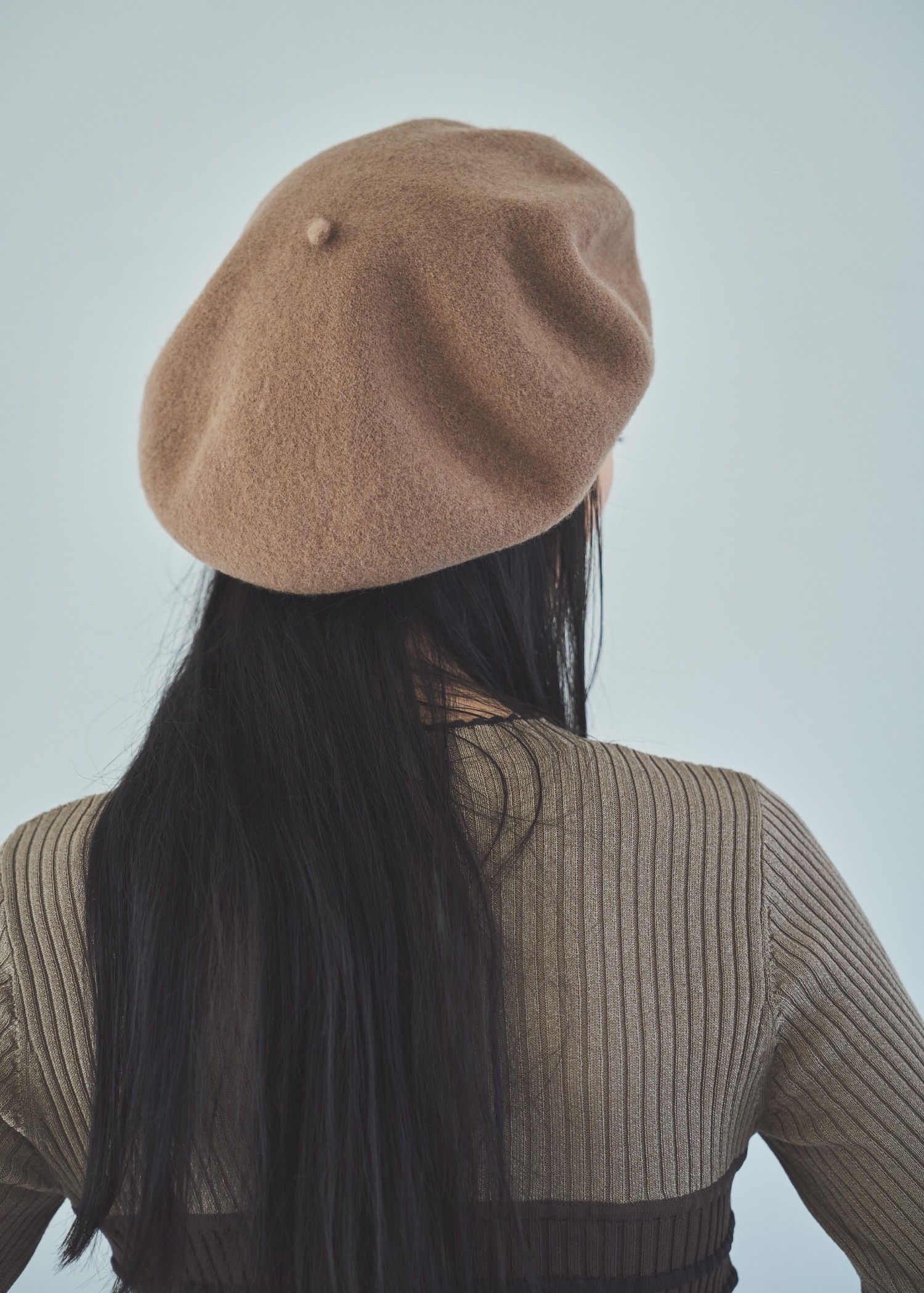 【MAISON Birth × WILLFULLY】VELWOOL LIGHT BERET / ベルウールライトベレー帽 (ベージュ) / 25AW /