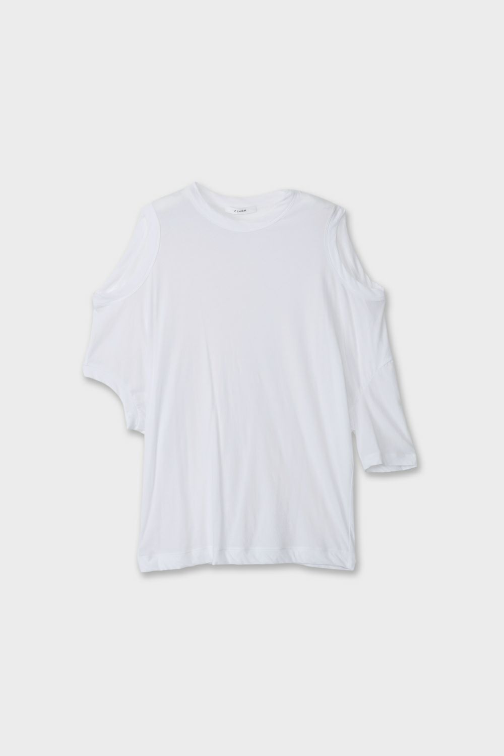 CINOH - 【25SS】SHEF OPEN SHOULDER T-SHIRT / オープン