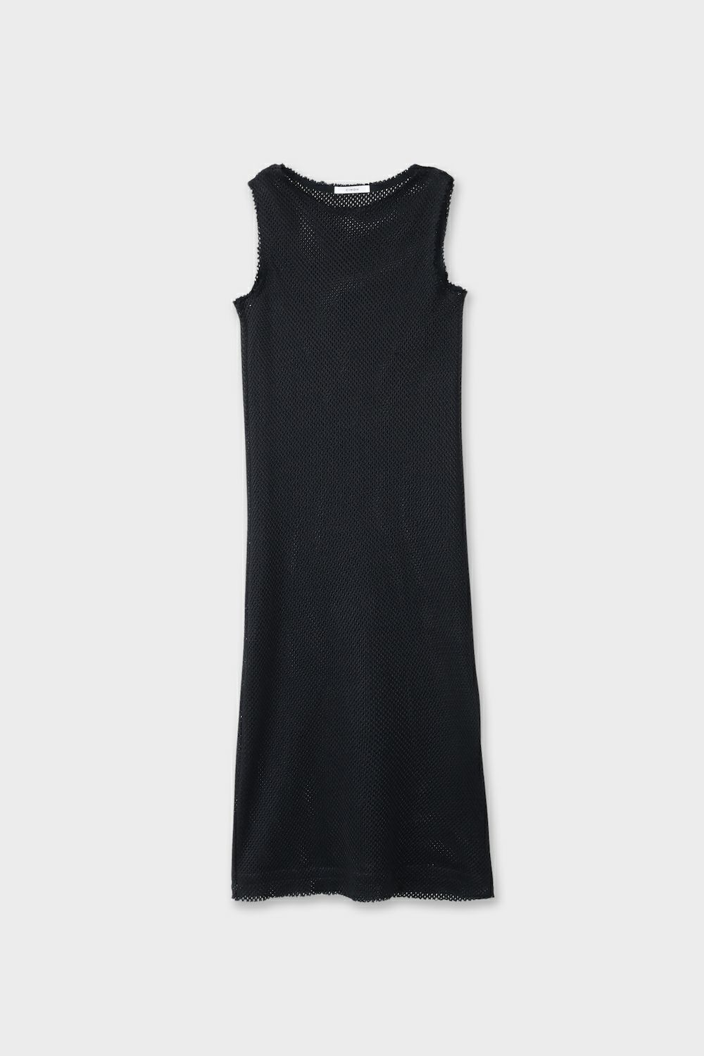 【25SS】RASCHEL SLEEVELESS DRESS / ラッセルスリーブドレス (ブラック/ブラック)