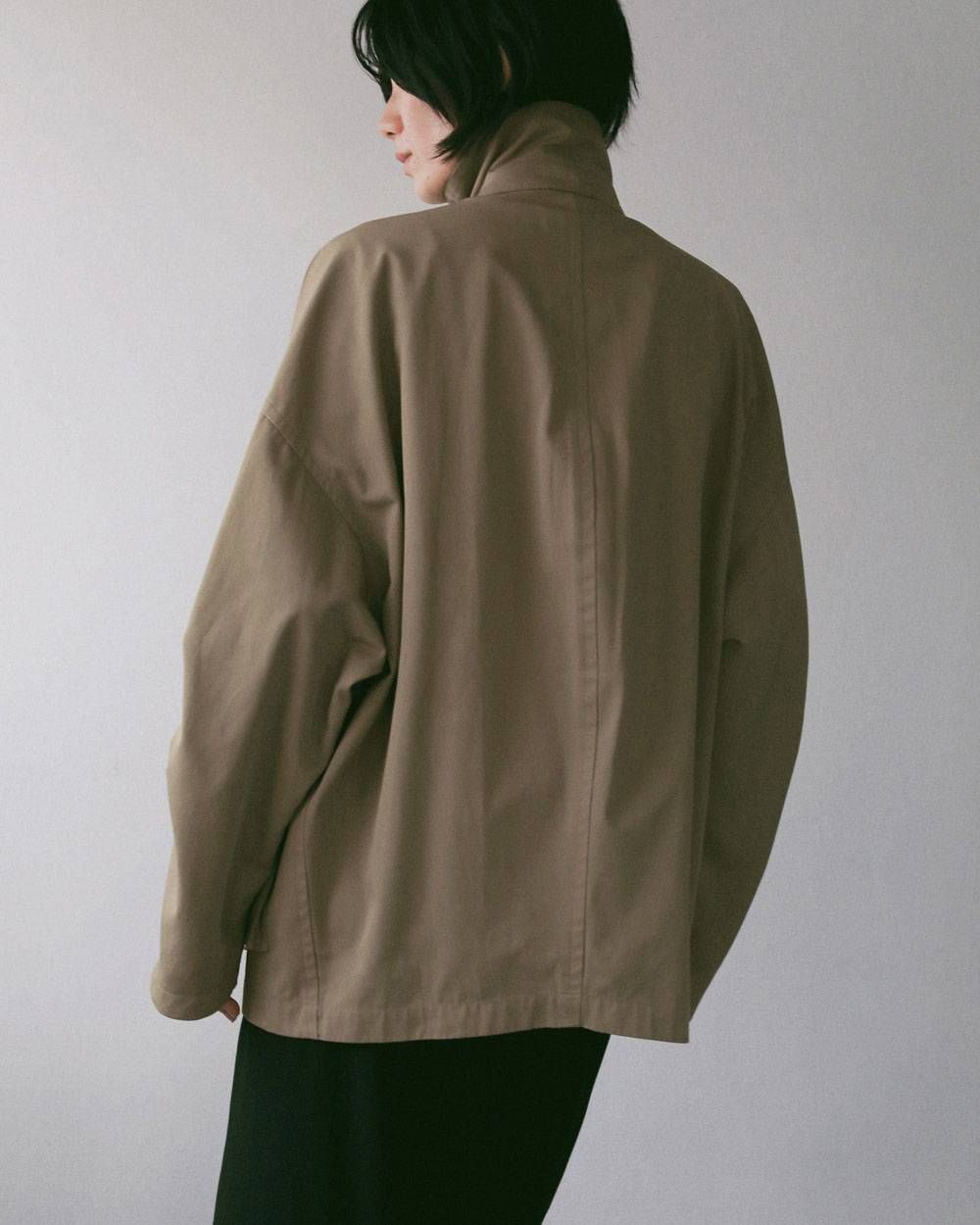 オーバーハーフコート (ベージュ) Over Half Coat (Beige) / 27SS