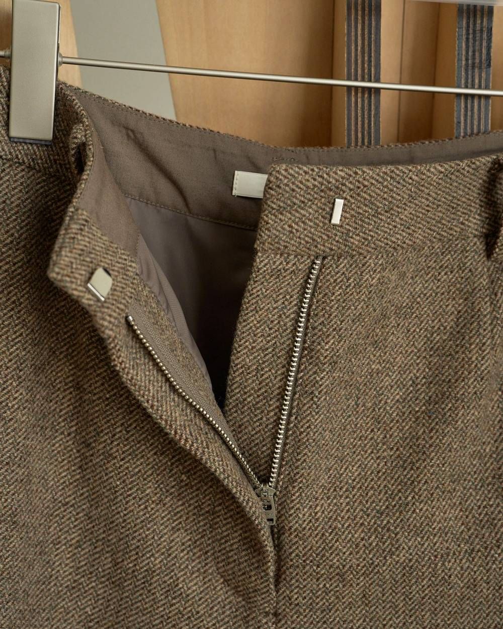 ヘリンボーン ショートパンツ (ベージュ) Herringbone Short Pants (Beige) /  26AW