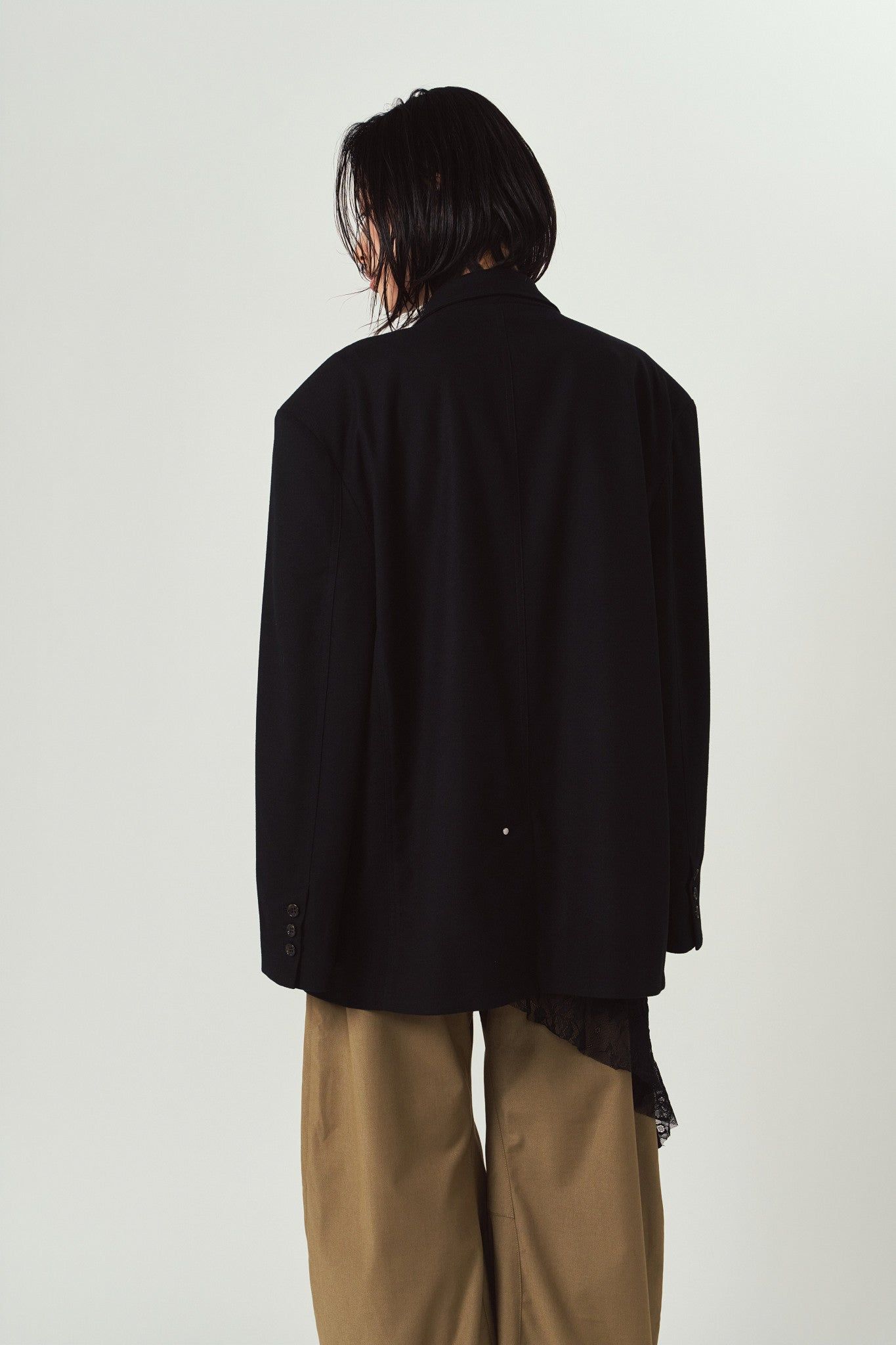 ユーティリティジャケット (ブラック) curve utility jacket(unisex) (Black) / 26AW