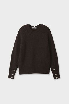 【25AW】RAGLAN CREWNECK KNIT / ラグランクルーネックニット (ブラウン)