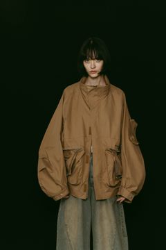 2way nylon blouson(unisex) / 2ウェイナイロンブルゾン (キャメル) / 25AW