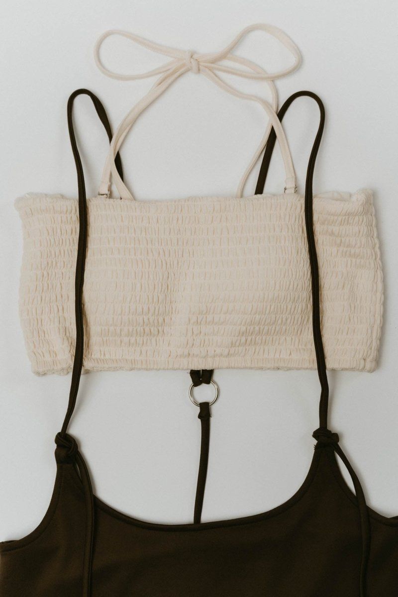 suspender swim wear / サスペンダー スイムウェア (アイボリー) / 25SS / 水着