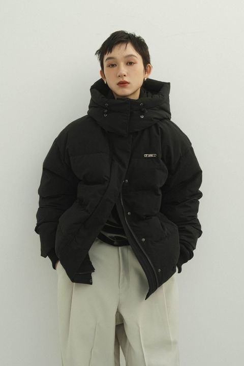 2way down jacket / ダウンジャケット (ブラック)
