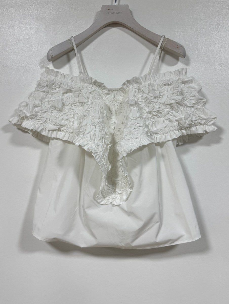 Knuth Marf - 【即日発送】2way off shoulder blouse / 2ウェイ