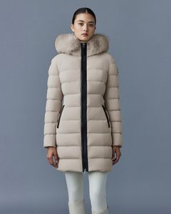 【2025AW】CALLA-BX / ファー付きストレッチダウンコート (トレンチ)