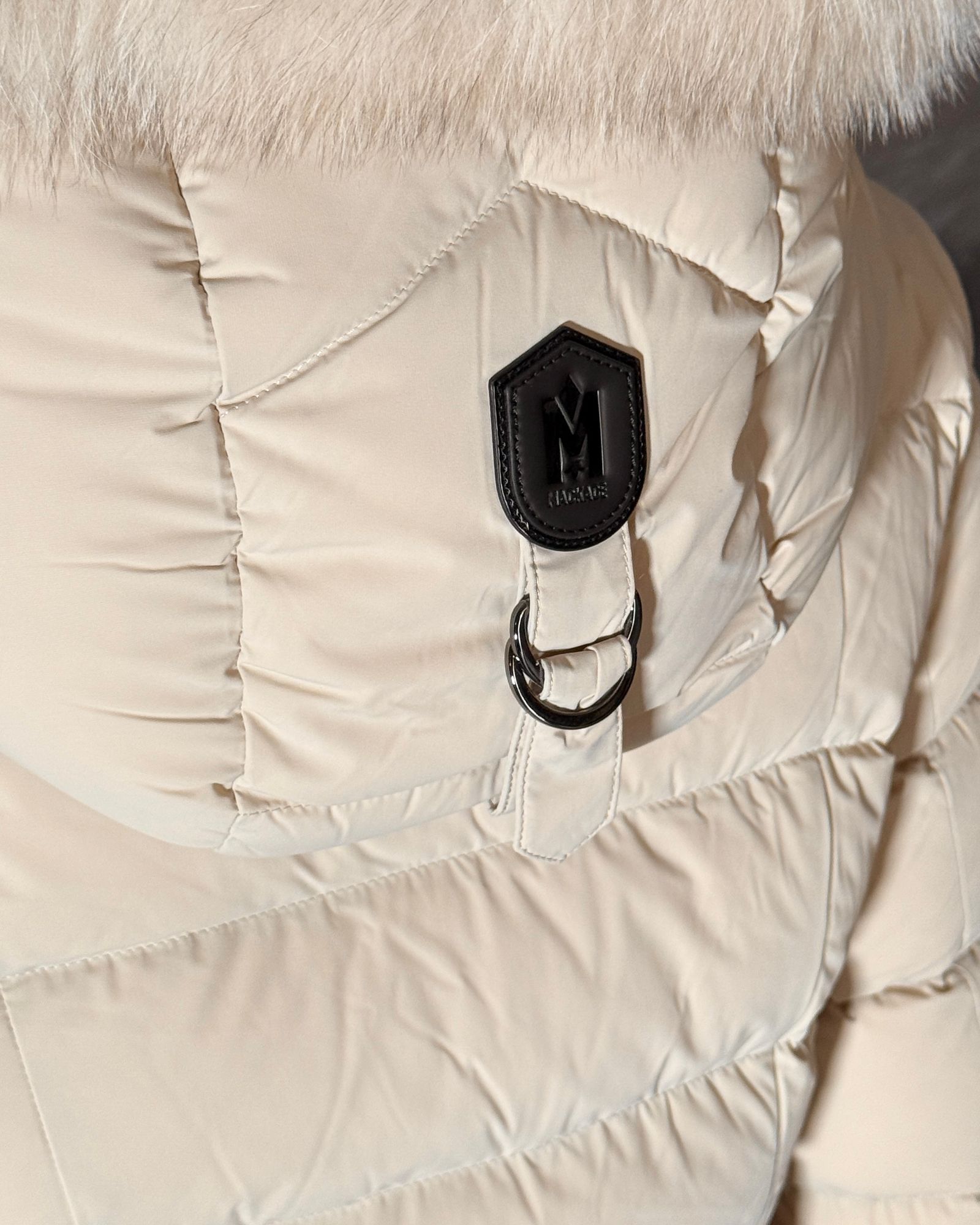 【2025AW】CALLA-BX / ファー付きストレッチダウンコート (トレンチ) / レディース