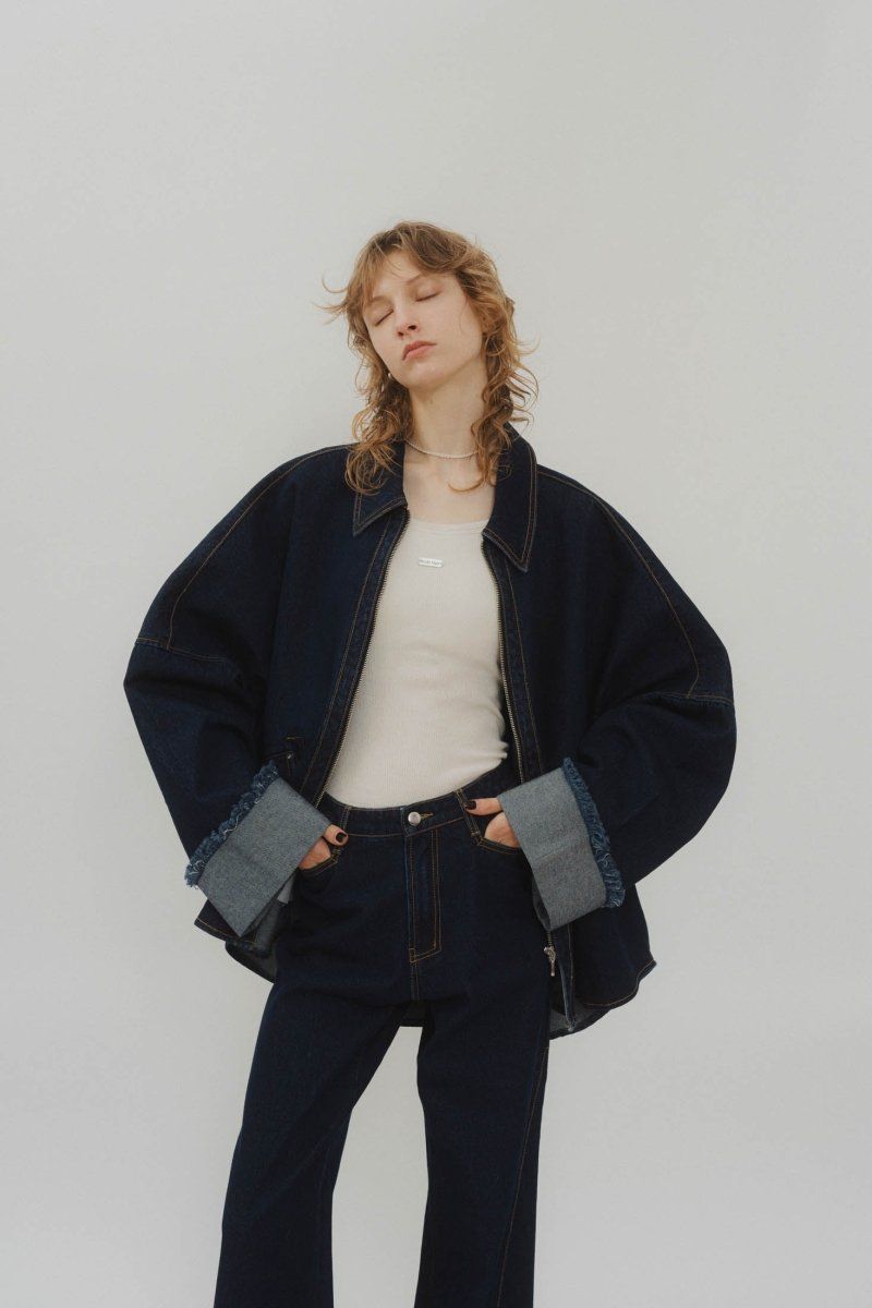 Knuth Marf - denim over shirt jacket (unisex) / デニムオーバー シャツジャケット  (ヴィンテージイエロー) | Sir online store / サー オンラインストア