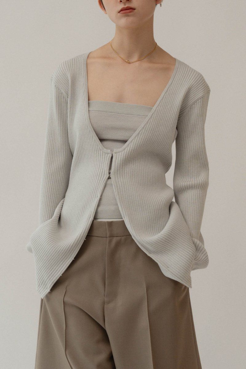 Knuth Marf - ladylike knit cardigan / レディーライク ニット