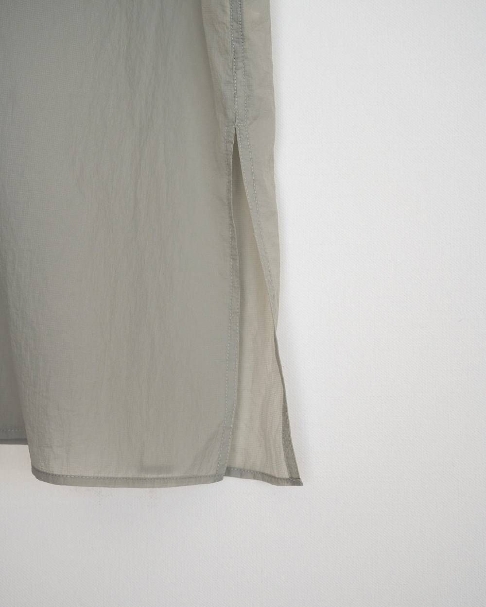 シアーリップストップシャツ (アイスブルー) Sheer Ripstop Shirts (I/blue) / 26SS