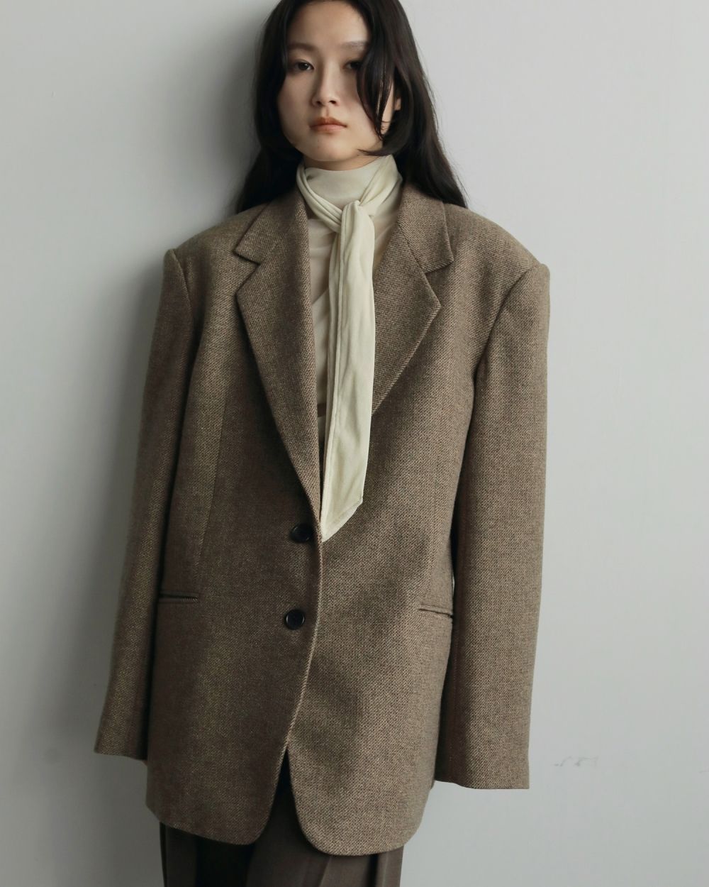 【25AW】Velour Tie Tops / ベロアタイトップス (アイボリー)