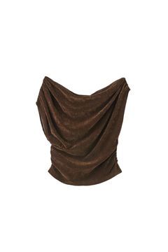 シアーベロア トップス (ブラウン) sheer velour top (Brown) /  26SS