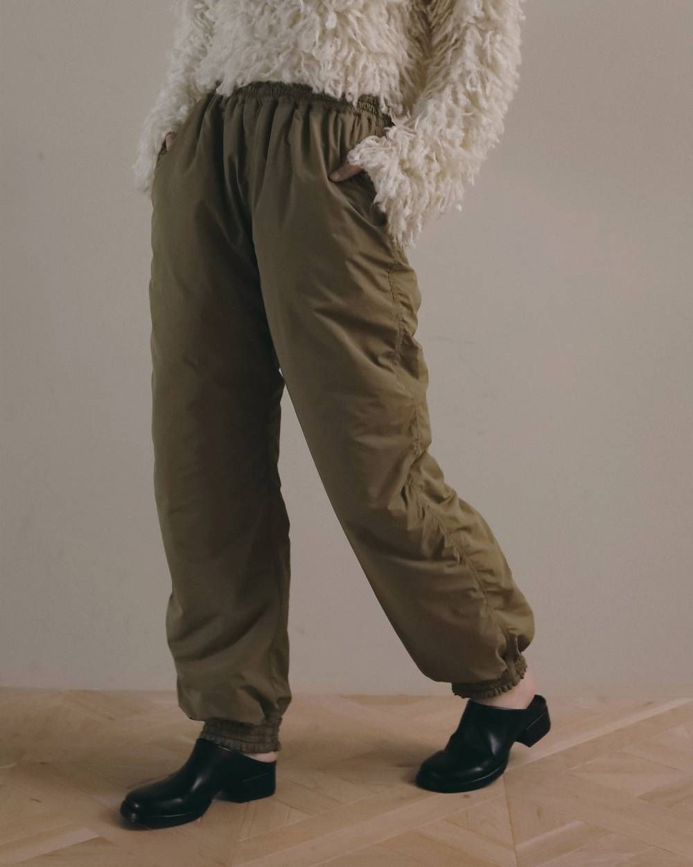 リバーシブル パッディングパンツ (チャコールグレー) Reversible Padding Pants (Charcoal gray) / 26AW 【6月29日まで期間限定予約】