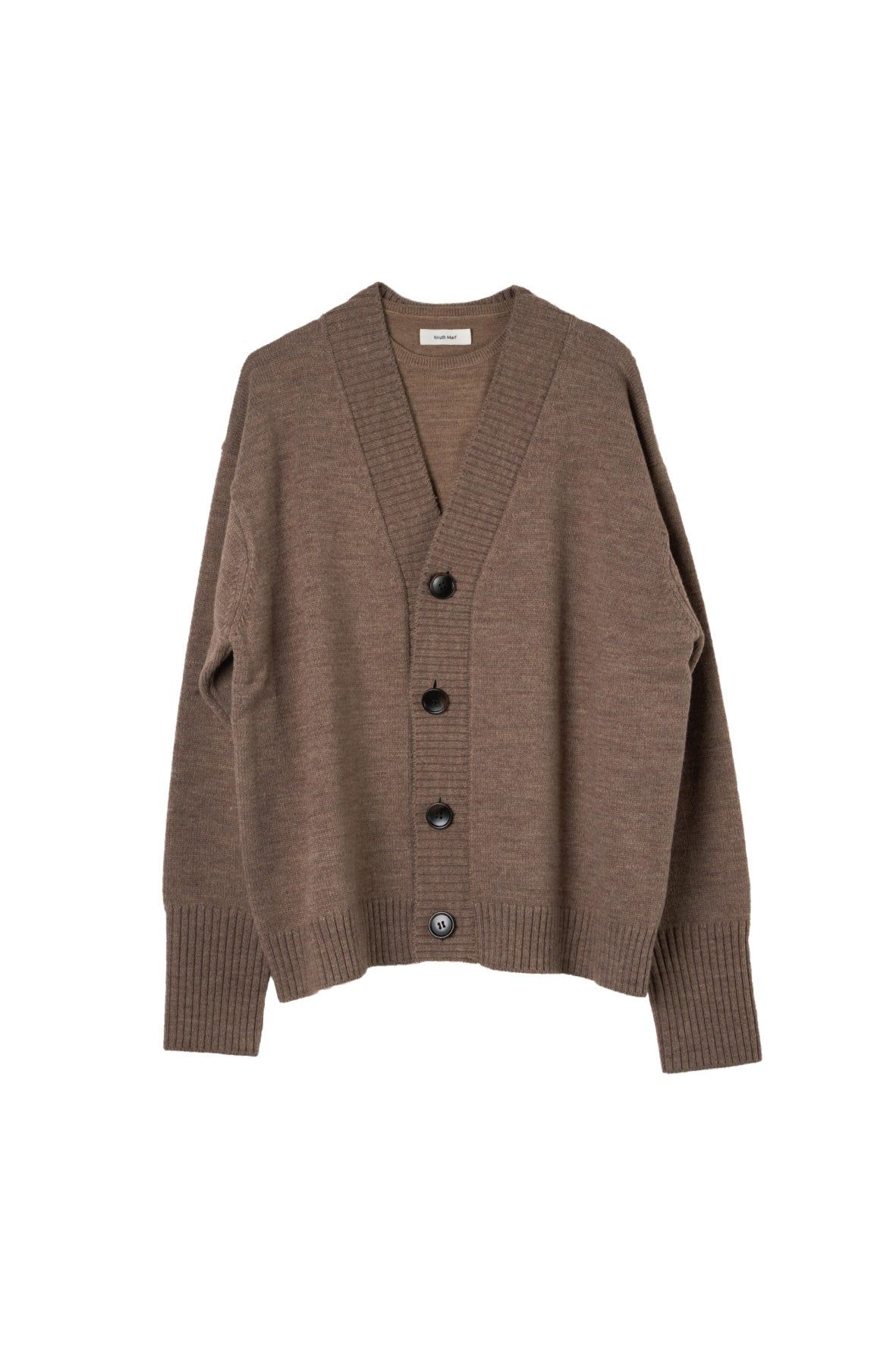 Knuth Marf - 2ピース カーディガン (ブラウン) 2-piece cardigan