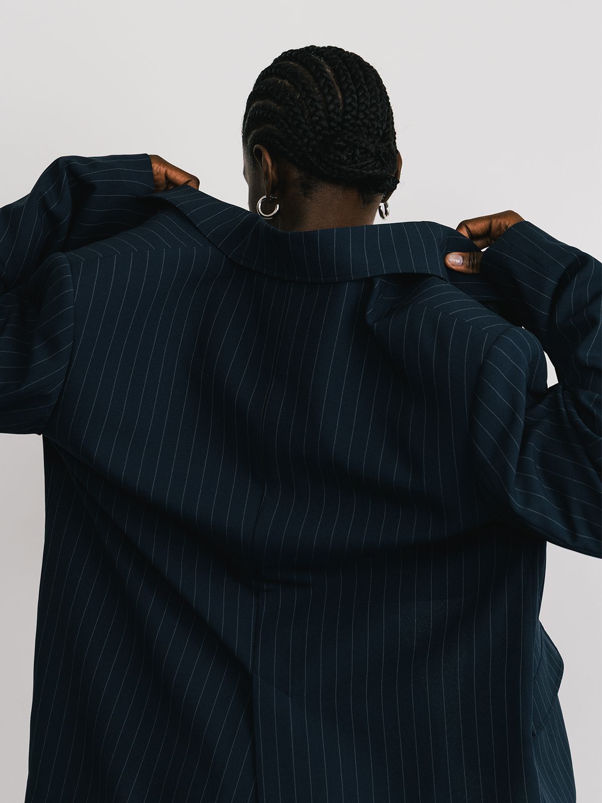 【25SS】CALATHEA STRIPE JACKET / ストライプジャケット (ネイビー)