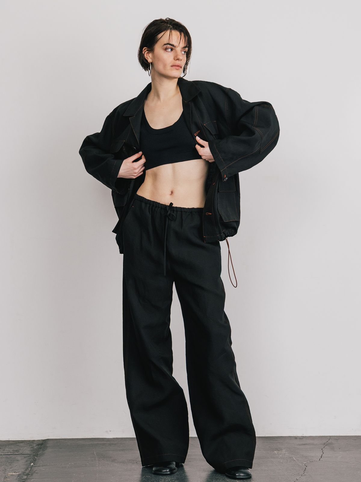 【25SS】TENCEL BDU JACKET / テンセルBDUジャケット (ブラック)