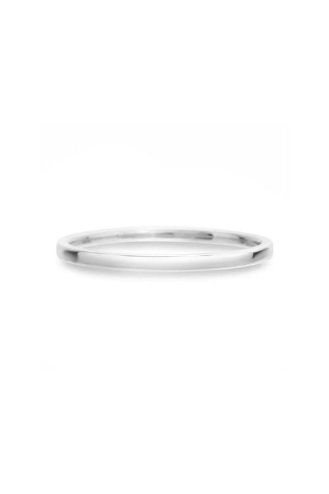 SIMPLE RING / シンプル リング K10/K18 (ホワイトゴールド)