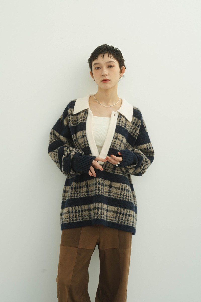jaguard sheer knit(unisex)/white | KNUTH MARF