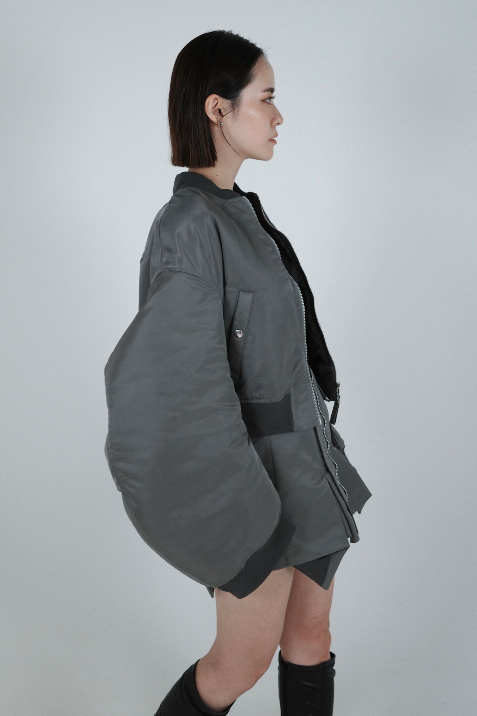 Nylon MA-1 (グレー)