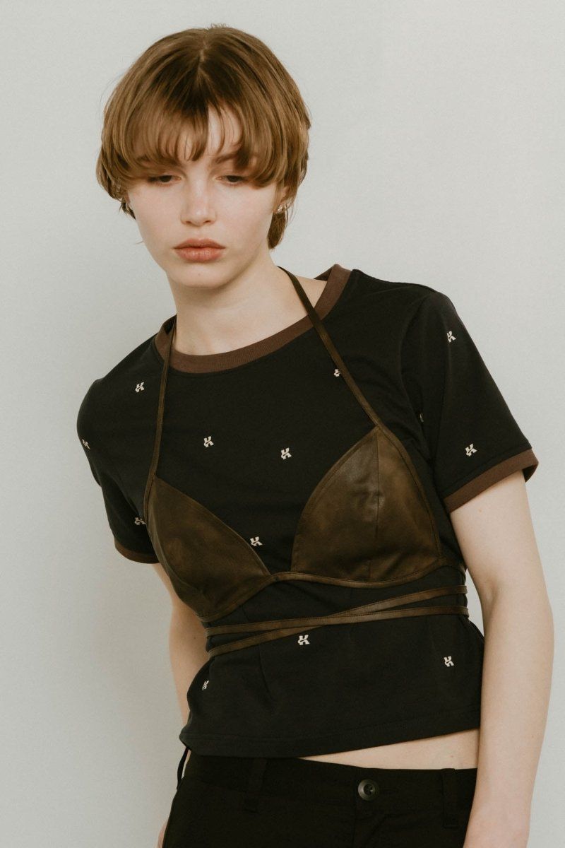 knuth marf チュールビスチェ U neck tulle bustier/2color | KNUTH MARF