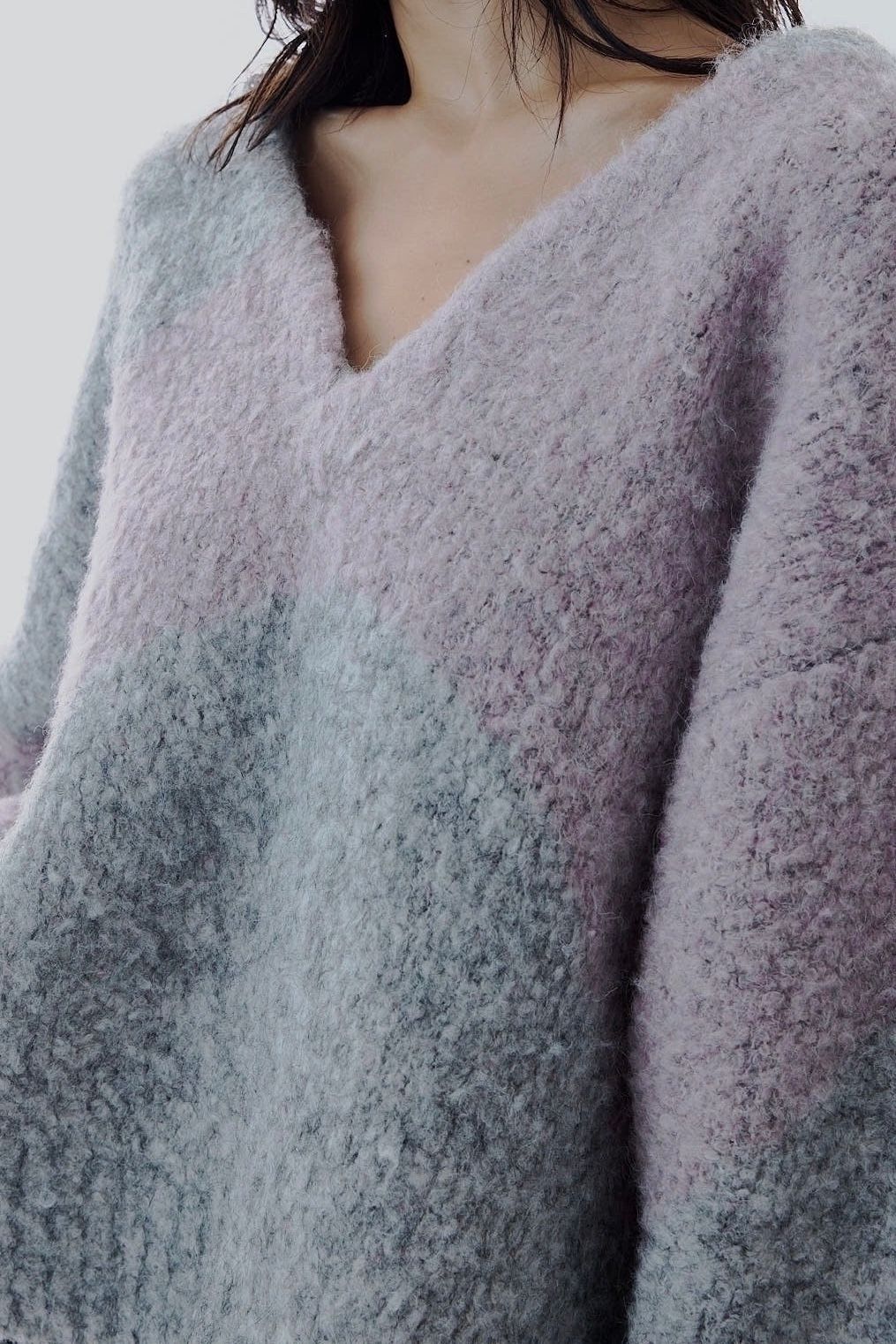 Are curve art knit (グレー)