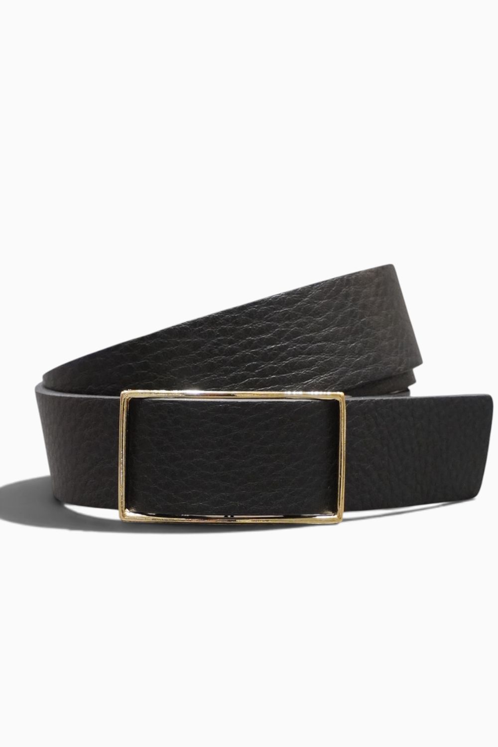 カウハイドシュリンクベルト (ブラック) Shrunken Cowhide Belt (Black) / 26AW