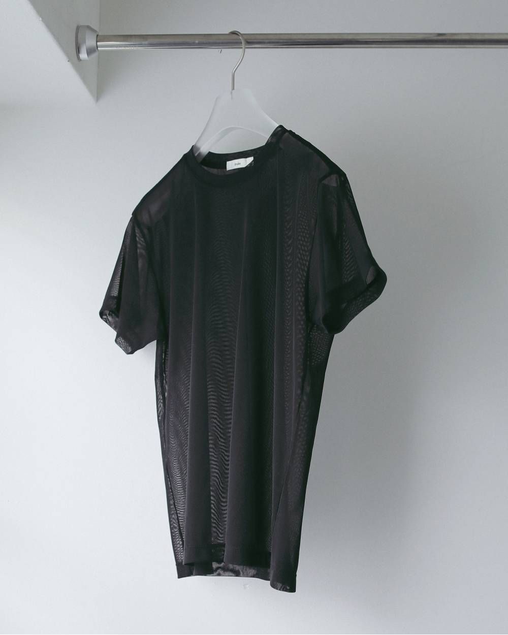 シアーチュールTシャツ (ブラック) Sheer Tulle T-shirts (Black) / 27SS