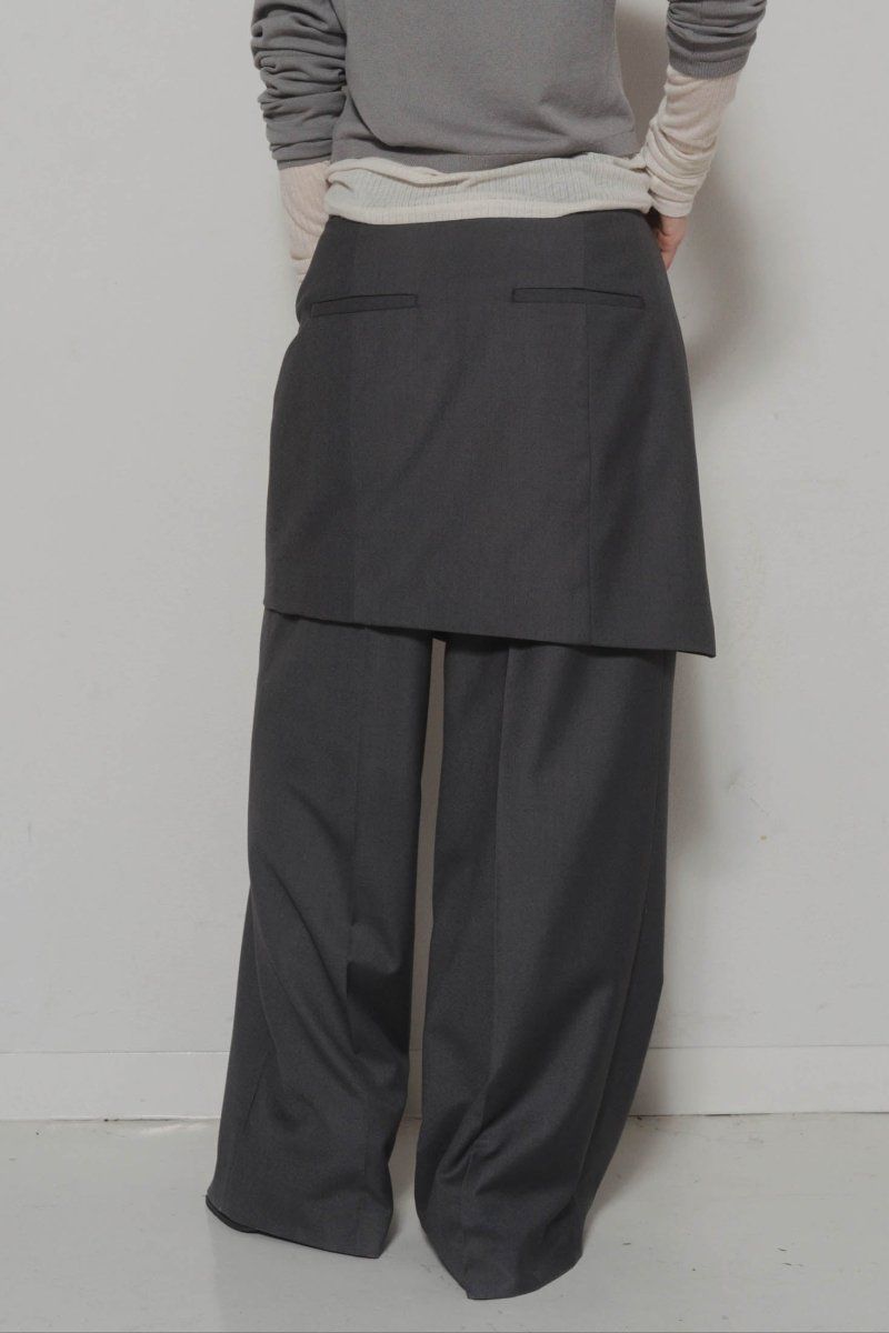many way set pants / メニーウェイ セットパンツ (グレー)