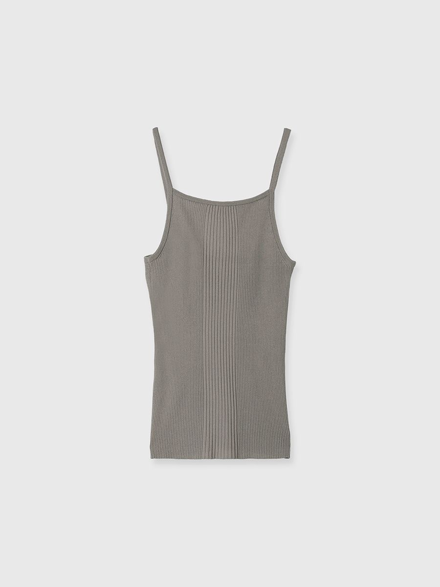 【25SS】ACETATE KNIT CAMI / アセテート ニットキャミ (グレーベージュ)