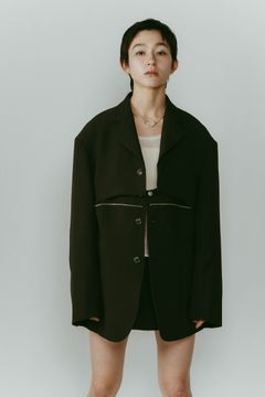 custom dad jacket / カスタムダッドジャケット (ブラック) / 25AW