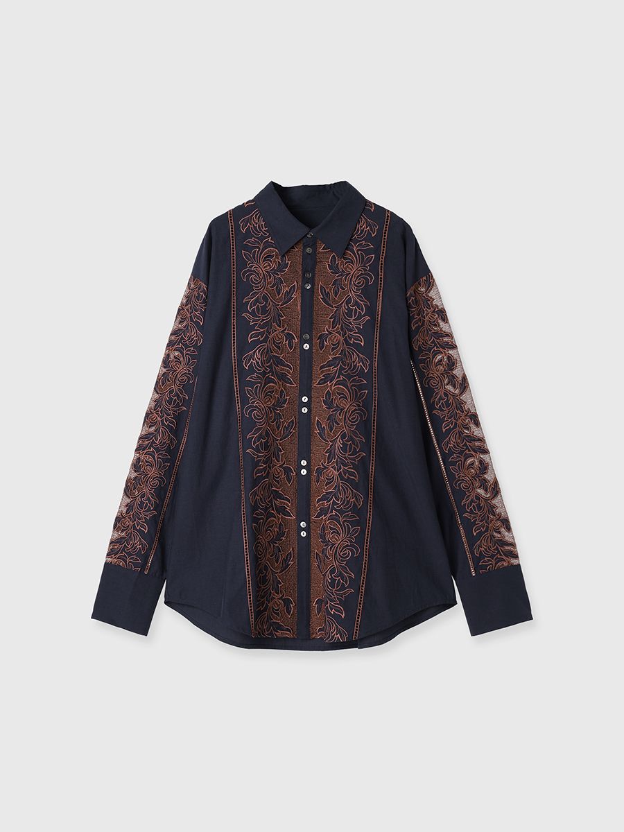 CREDONA - 【25SS】EMBROIDERY SHIRTS / エンブロイダリー