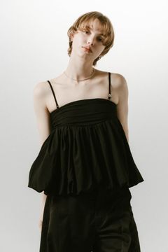 2way peplum tops / 2ウェイ ペプラムトップス (ブラック) / 25SS