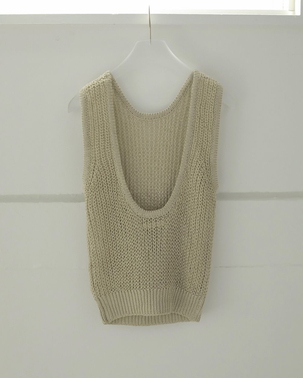 Paperyarn Knit Tanktop / ペーパーヤーン ニットタンクトップ (ナチュラル)