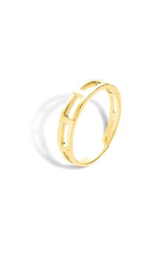 LADDER RING / ラダー リング K10/K18 (イエローゴールド)