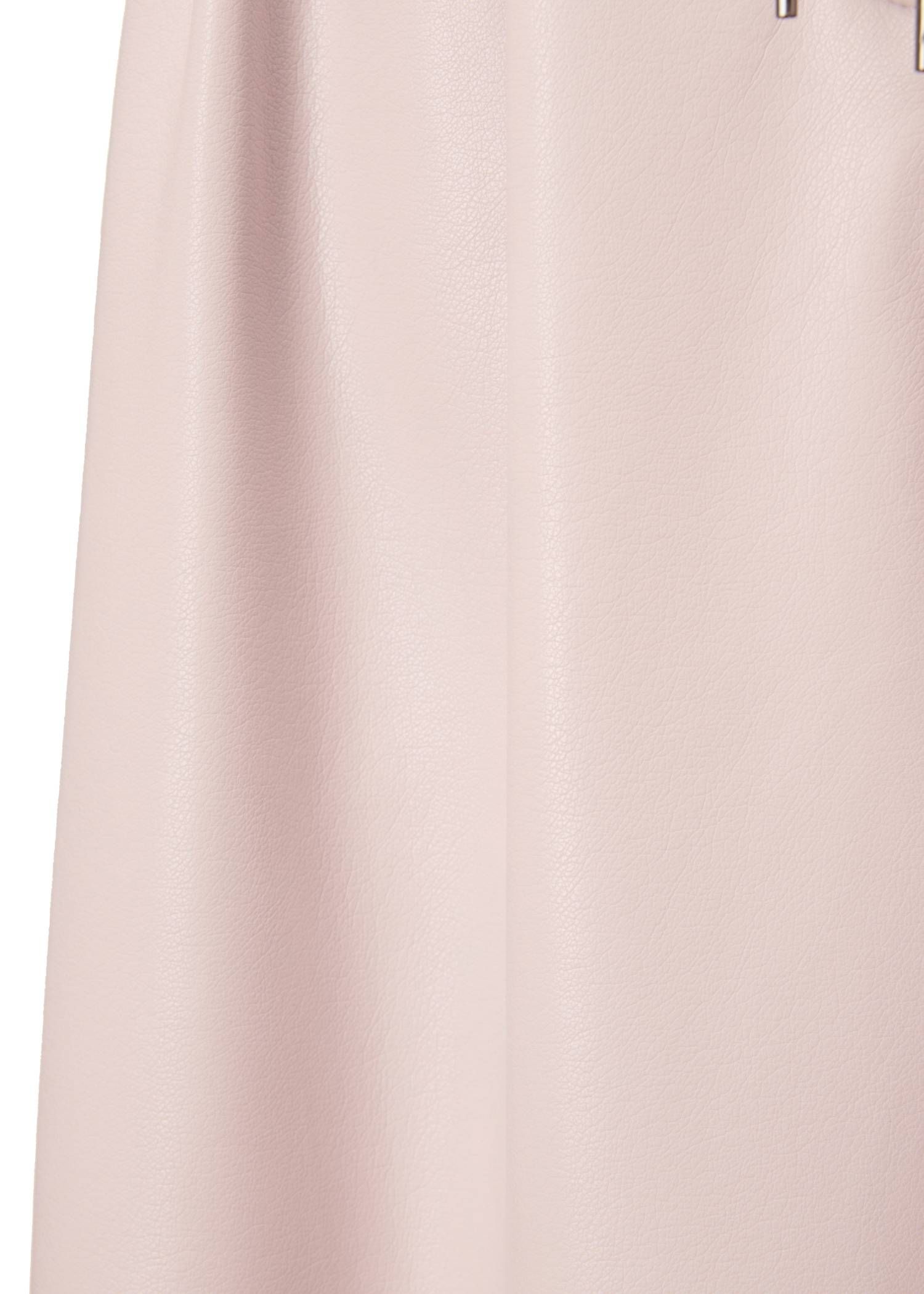 シンセティックレザーパンツ (ライラック) soft synthetic leather relaxed tuck PT (Lilac) /  26AW
