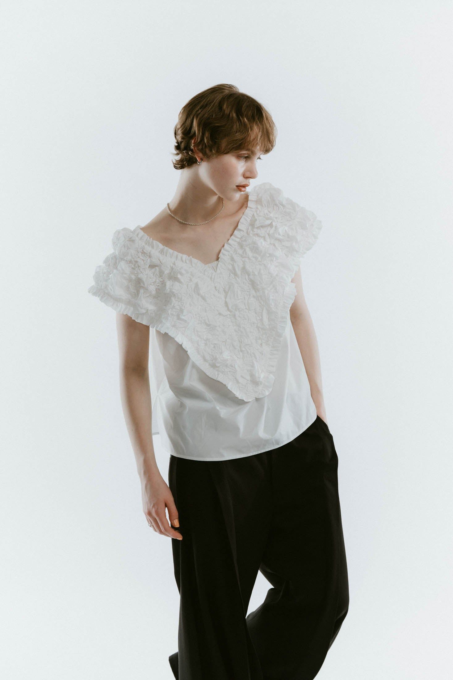 Knuth Marf - 2way off shoulder blouse / 2ウェイ オフ