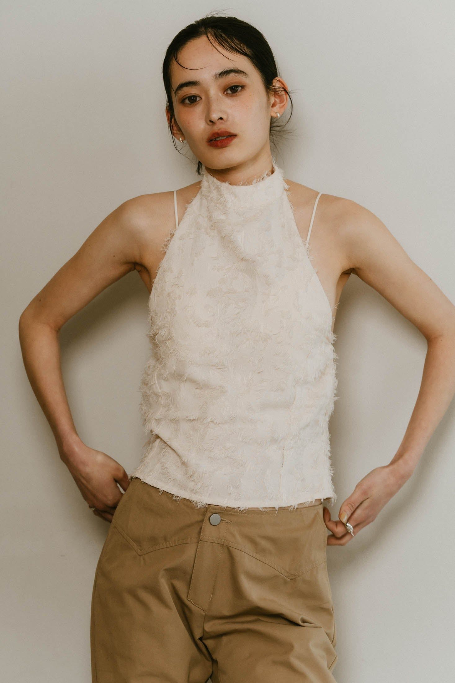 Knuth Marf - halter neck tops / ホルターネックトップス