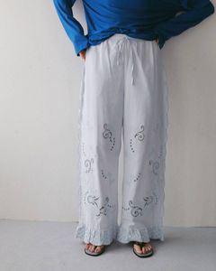 カットワーク レースパンツ (アイスブルー) Cutwork Lace Pants (Iceblue) / 27SS