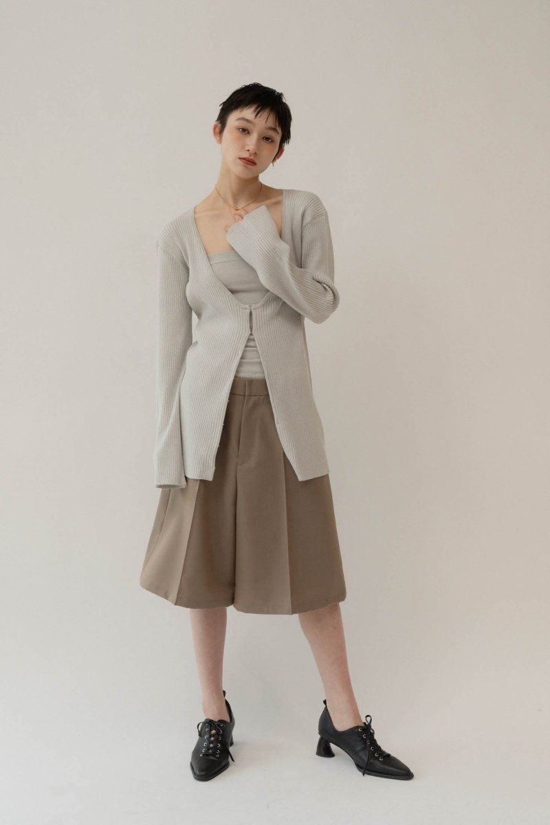 Knuth Marf - layered half pants(unisex) / レイヤード ハーフ